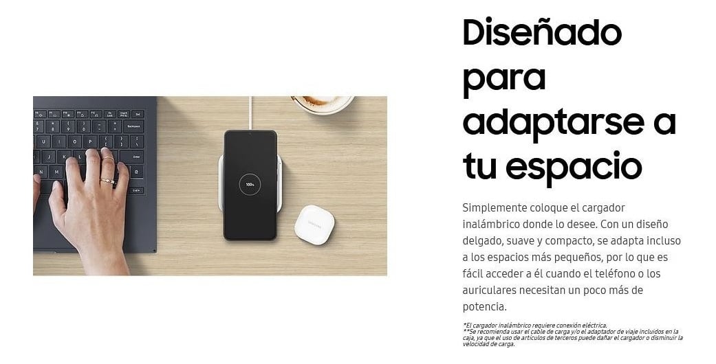 SAMSUNG CARGADOR INALÁMBRICO 15W PARA GALAXY S25 PLUS ULTRA - 6