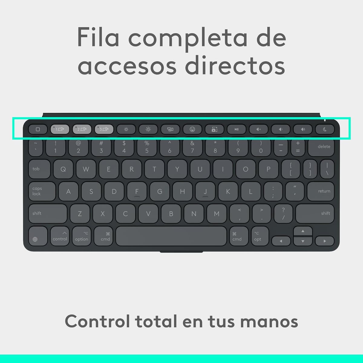 TECLADO LOGITECH KEYS TO GO 2 PARA IPAD PRO 11 M4 (2024) - 2