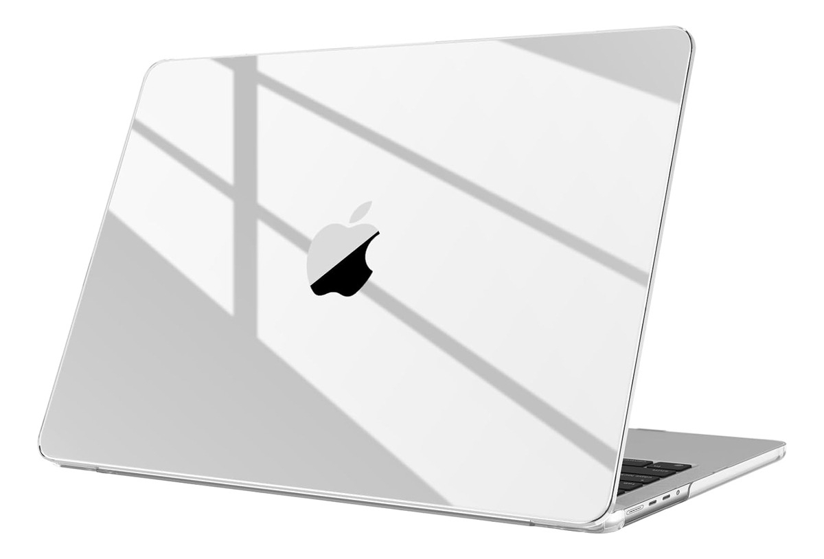 CASE FINTIE CLEAR PARA MACBOOK PRO 14 M4 A3185 A3401 A3112 - 1