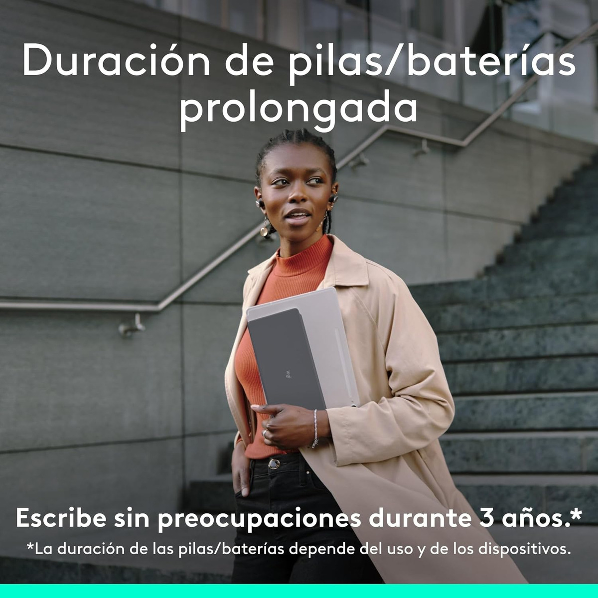 TECLADO LOGITECH KEYS TO GO 2 PARA IPAD MINI 7 GEN (2024) - 3