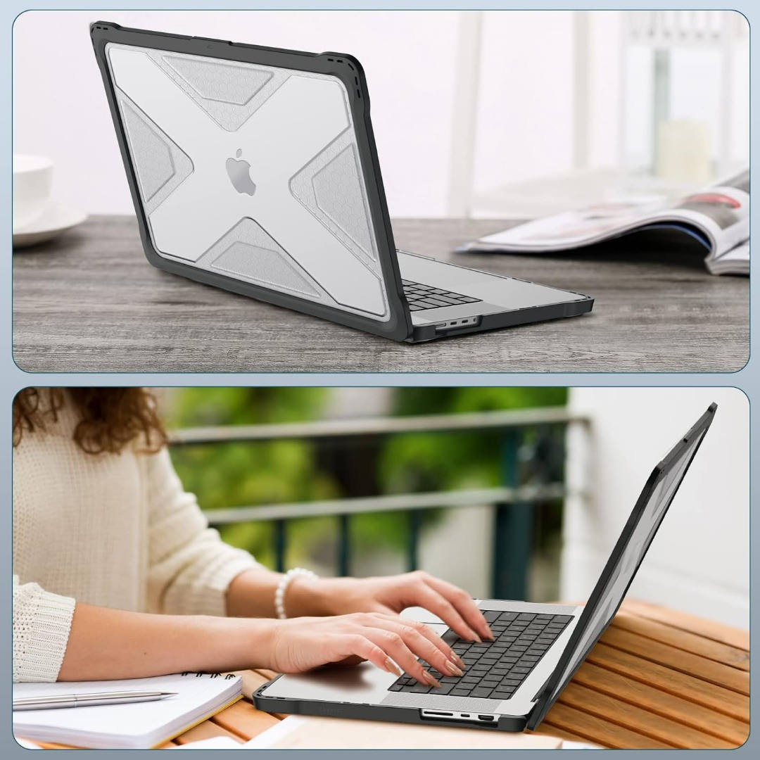 CASE FINTIE RUGGED PARA MACBOOK PRO 14 M4 A3185 A3401 A3112 - 5