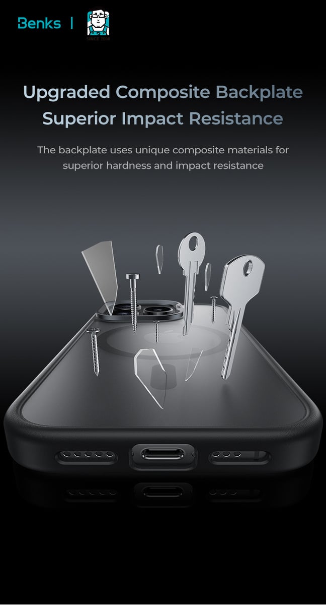 CASE BENKS MIST (MAG) METAL CAMERA IPHONE 16 PRO MAX 6.9 - 3