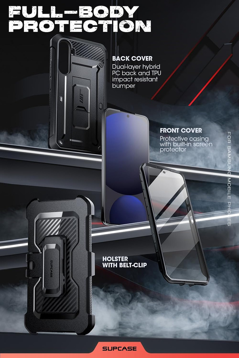 CASE SUPCASE PARA GALAXY S24 FE FAN EDIT 2024 PROTECTOR 360° - 3