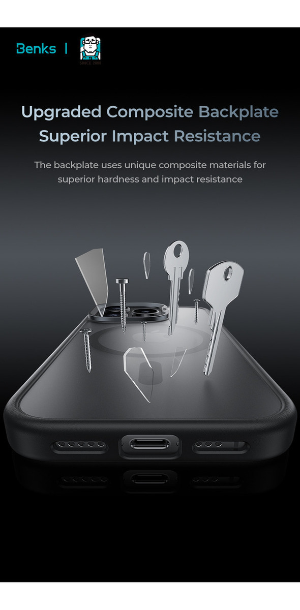 CASE BENKS MIST (MAG) METAL CAMERA IPHONE 16 PRO 6.3 - 3