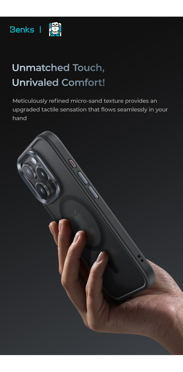 CASE BENKS MIST (MAG) METAL CAMERA IPHONE 16 PRO 6.3 - 4