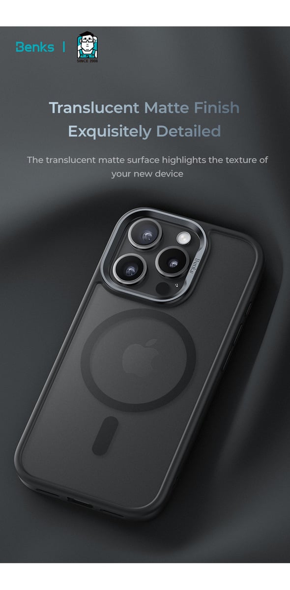 CASE BENKS MIST (MAG) METAL CAMERA IPHONE 16 PRO 6.3 - 5