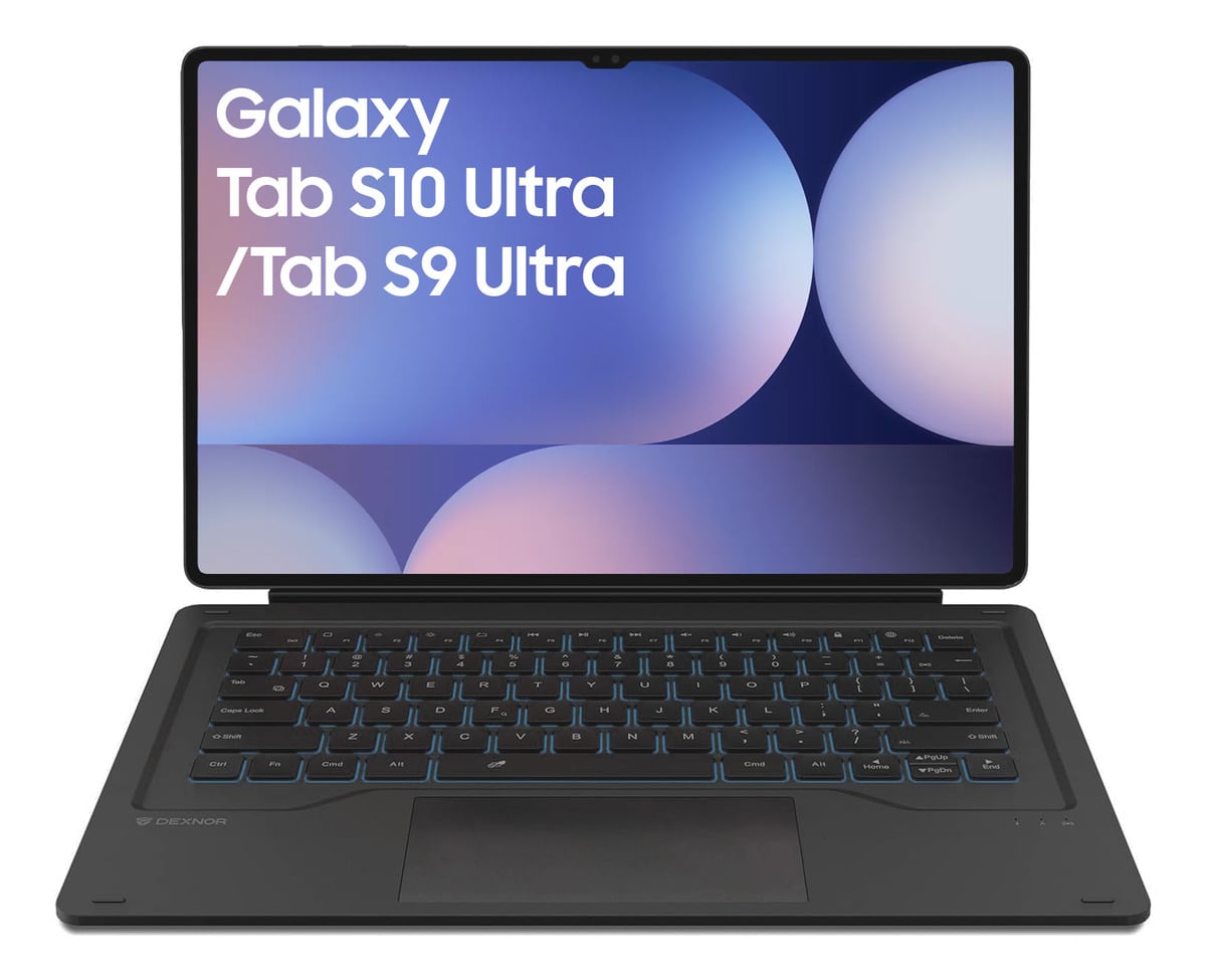 TECLADO MAGNÉTICO DEXNOR PARA GALAXY TAB S10 ULTRA X920 - 1