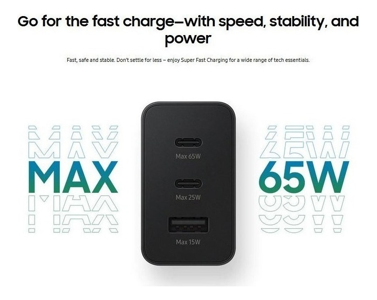SAMSUNG CARGADOR 65WATTS PARA GALAXY S25 EDGE (2025) - 2