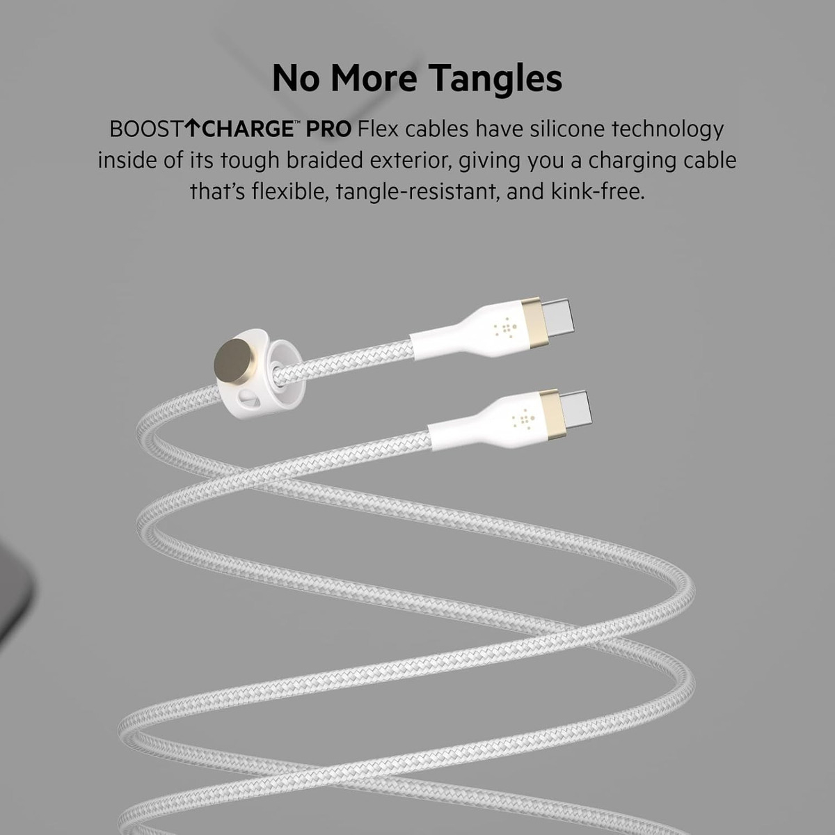 CABLE BELKIN BOOSTCHARGE PRO FLEX 2M PARA IPHONE 15 PRO MAX - 2