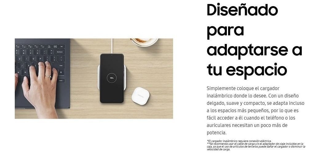 CARGADOR INALÁMBRICO SAMSUNG PARA GALAXY S21 PLUS ULTRA - 6