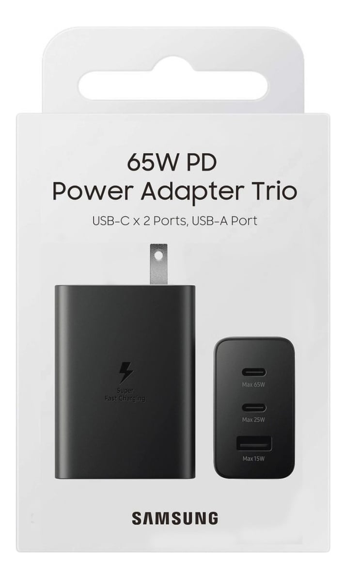 SAMSUNG CARGADOR 65WATTS PARA GALAXY TAB S10 FE PLUS X620 - 1
