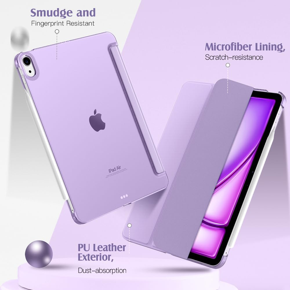 SMART CASE MOKO PARA IPAD AIR 11 M3 CHIP (2025) PURPLE - 3