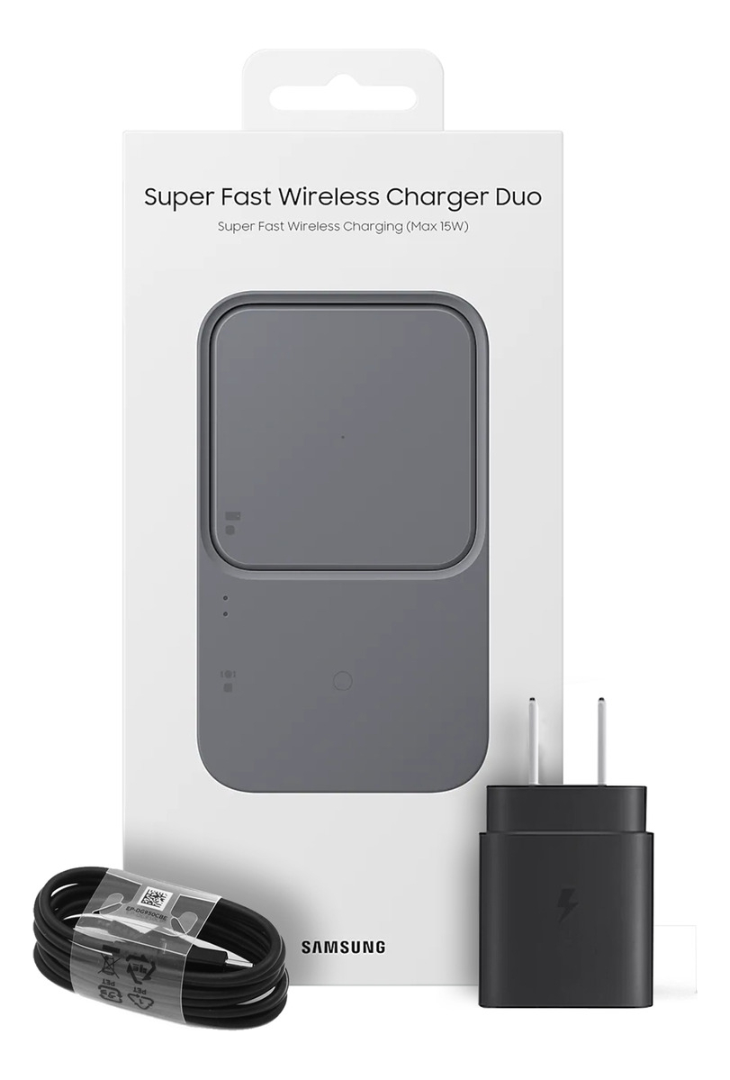 SAMSUNG WIRELESS CHARGER DUO 15W PARA GALAXY S25 EDGE (2025) - 2