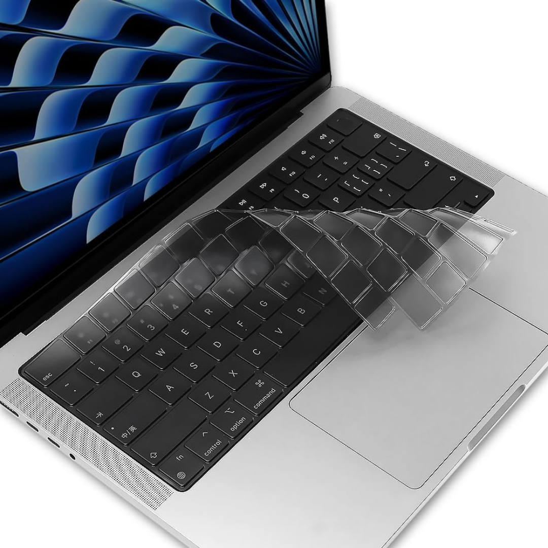 PROTECTOR DE TECLADO INGLÉS PARA MACBOOK AIR 13.6 M4 A3240 - 1