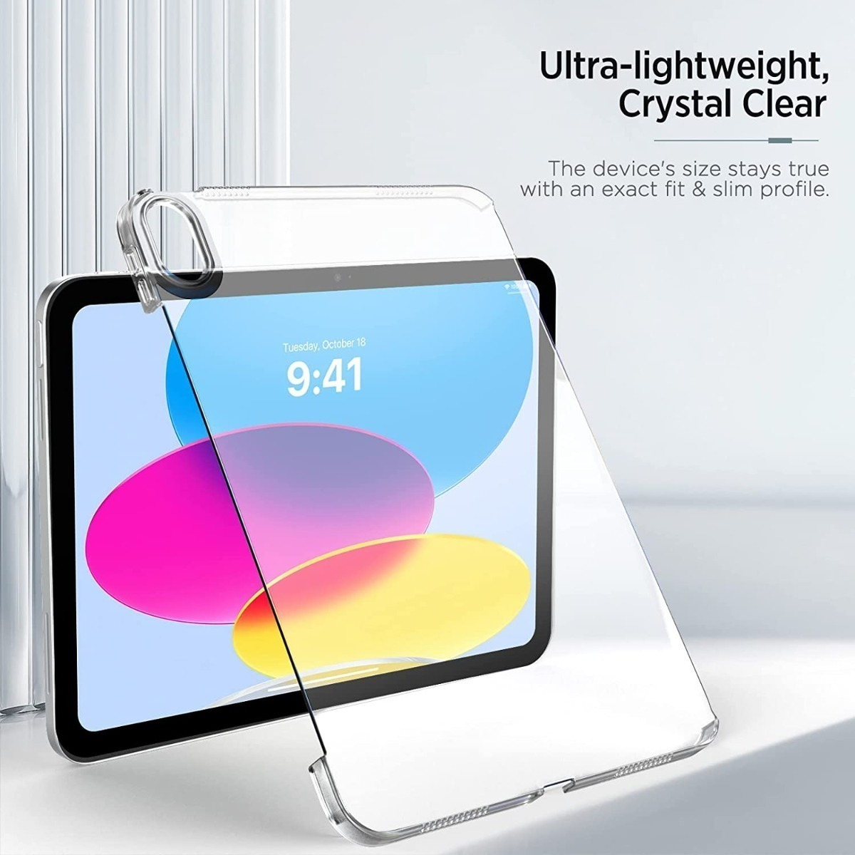 MOKO SHELL CASE PARA IPAD A16 CHIP 11MA GEN (2025) CLEAR - 2