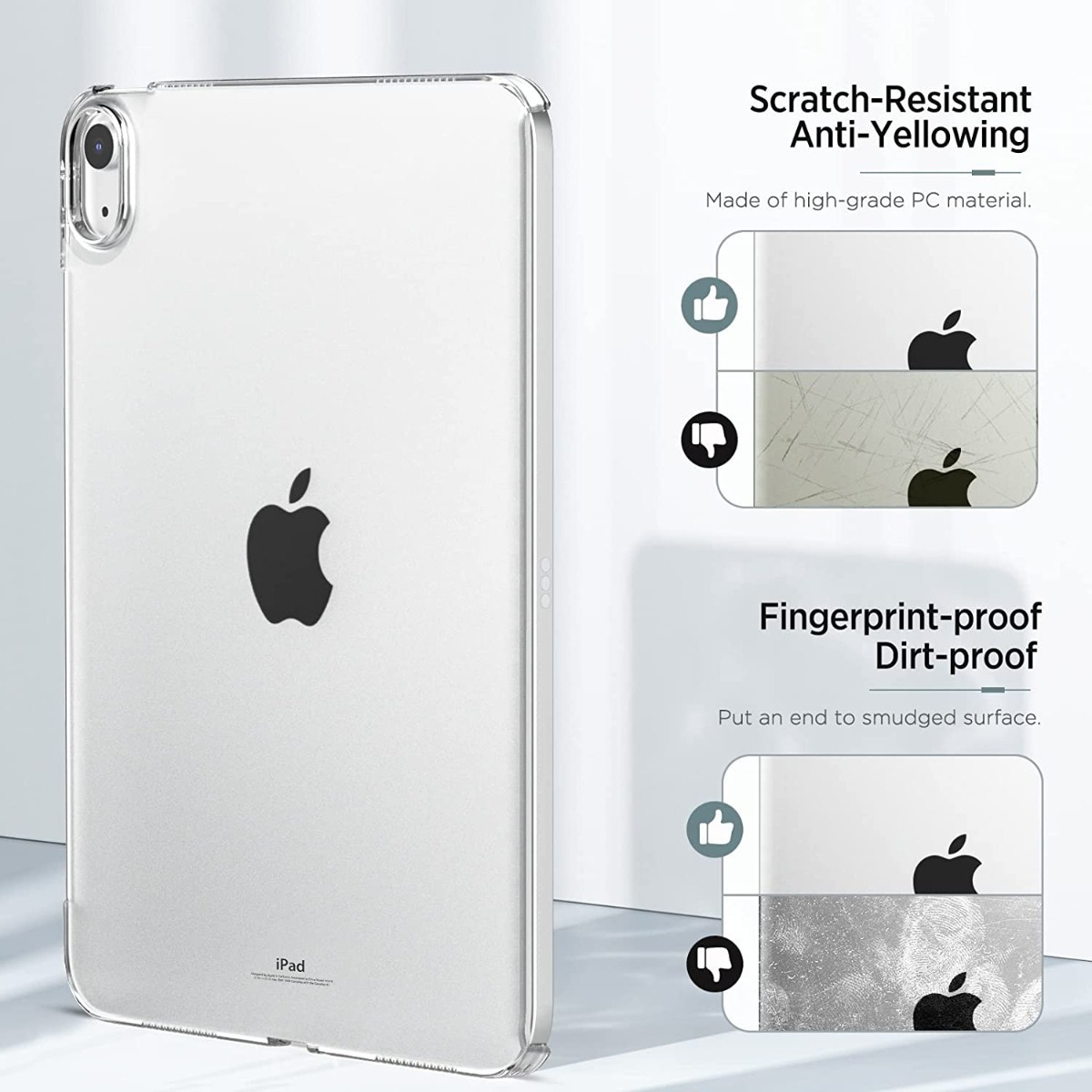 MOKO SHELL CASE PARA IPAD A16 CHIP 11MA GEN (2025) CLEAR - 3