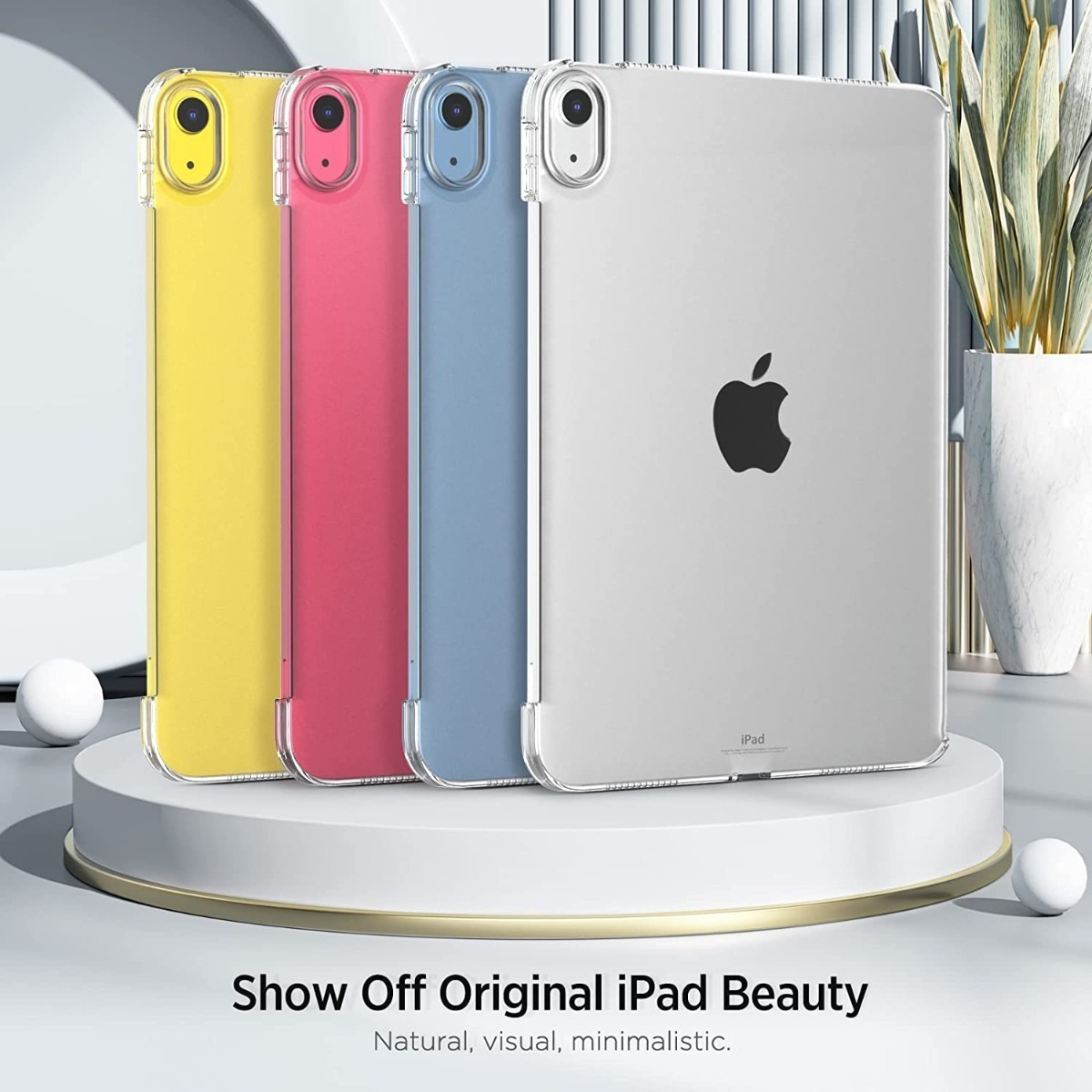 MOKO SHELL CASE PARA IPAD A16 CHIP 11MA GEN (2025) CLEAR - 4