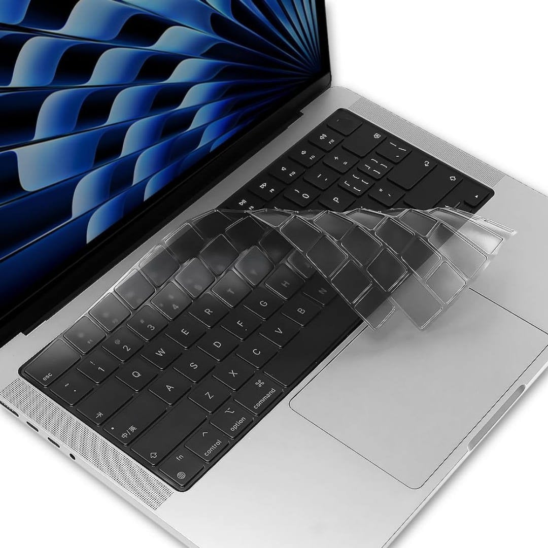 PROTECTOR DE TECLADO INGLÉS PARA MACBOOK AIR 15 M4 A3241 - 1