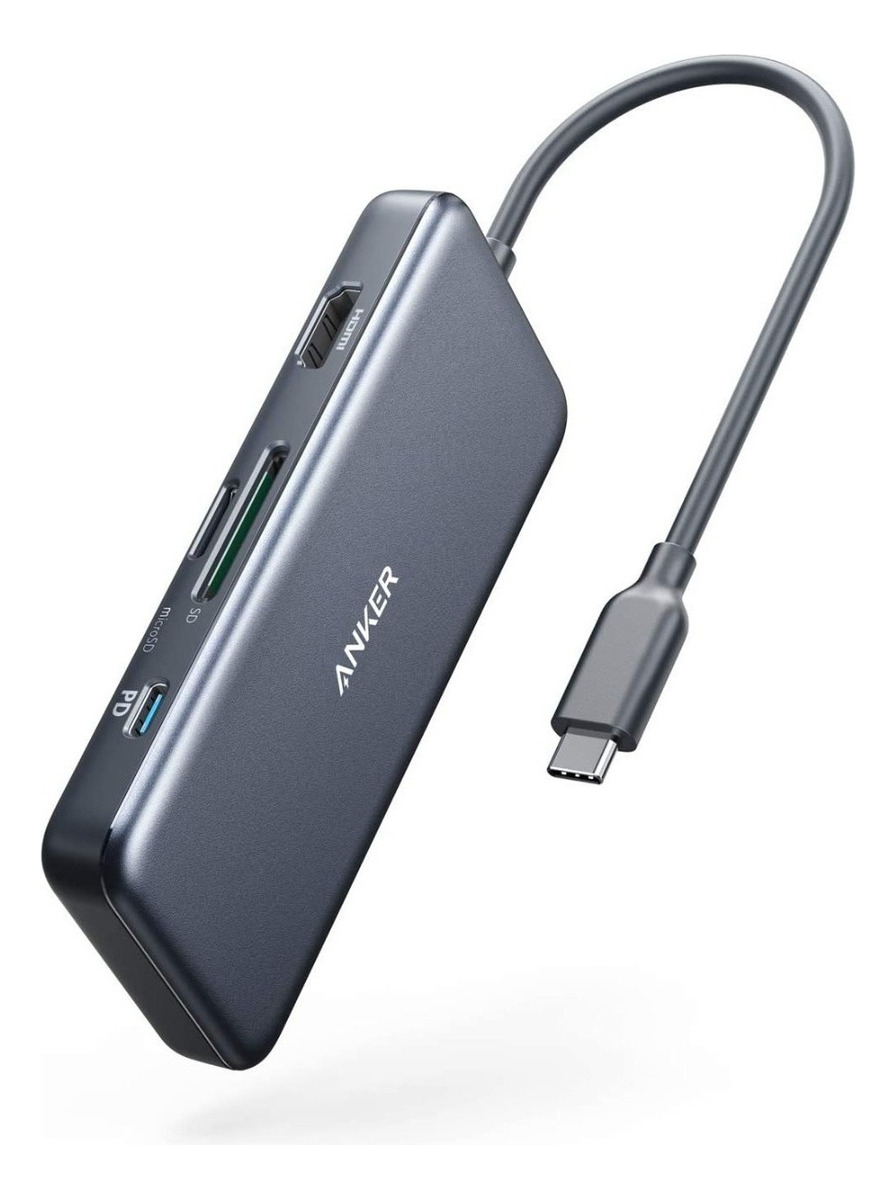 ADAPTADOR HUB ANKER 7EN1 USB C 4K PARA MACBOOK AIR 15 | 13.6 - 1