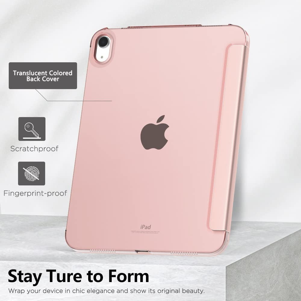 SMART CASE MOKO PARA IPAD A16 CHIP 11MA GEN (2025) ROSE - 4