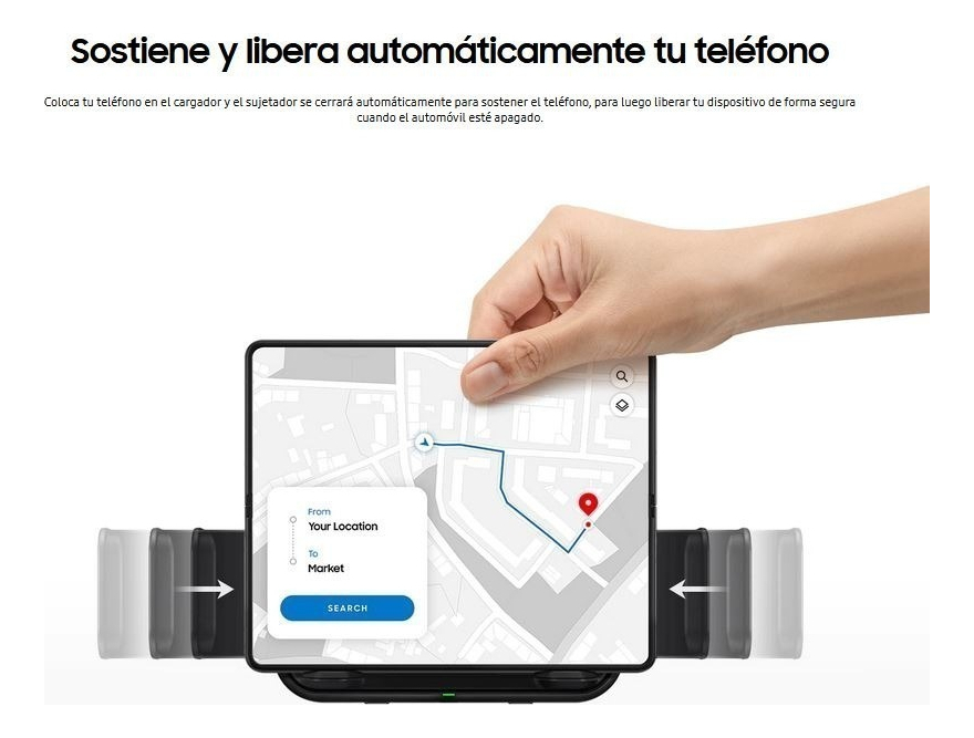 CARGADOR DE AUTO INALÁMBRICO SAMSUNG PARA GALAXY S25 EDGE - 3