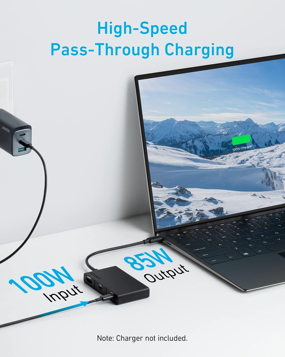 ADAPTADOR HUB ANKER 5EN1 USB C 4K PARA MACBOOK AIR 15 | 13.6 - 6
