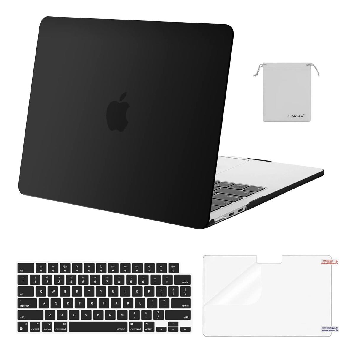 CASE MOSISO PARA MACBOOK AIR 13.6 M4 A3240 (2025) + MICAS - 1