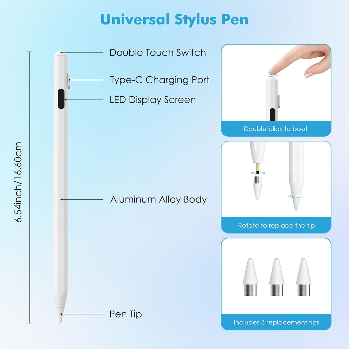 MOKO PENCIL LÁPIZ PARA IPAD 10MA GEN 10.9 (2022) A2696 A2757 - 2