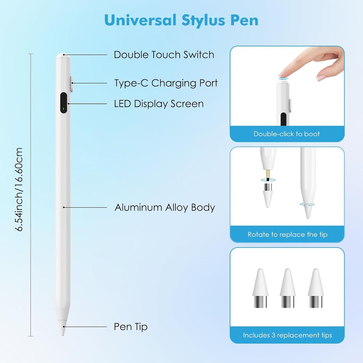 MOKO PENCIL LÁPIZ PARA IPAD A16 CHIP 11MA GEN (2025) - 2