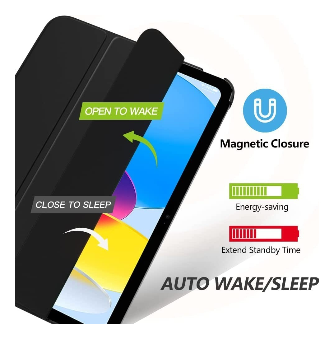 SMART CASE MOKO PARA IPAD A16 CHIP 11MA GEN (2025) NEGRO - 5