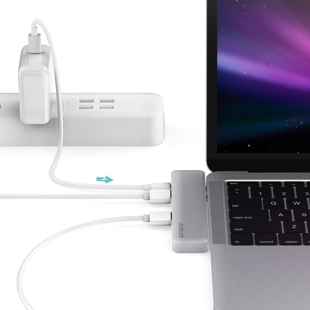 ADAPTADOR HUB DODOCOOL USB C PARA MACBOOK AIR 15 M4 A3241 - 3