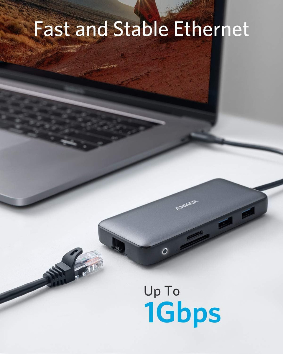 ADAPTADOR HUB ANKER 8EN1 USB C PARA IPAD PRO 11 | 12.9 | 13 - 4