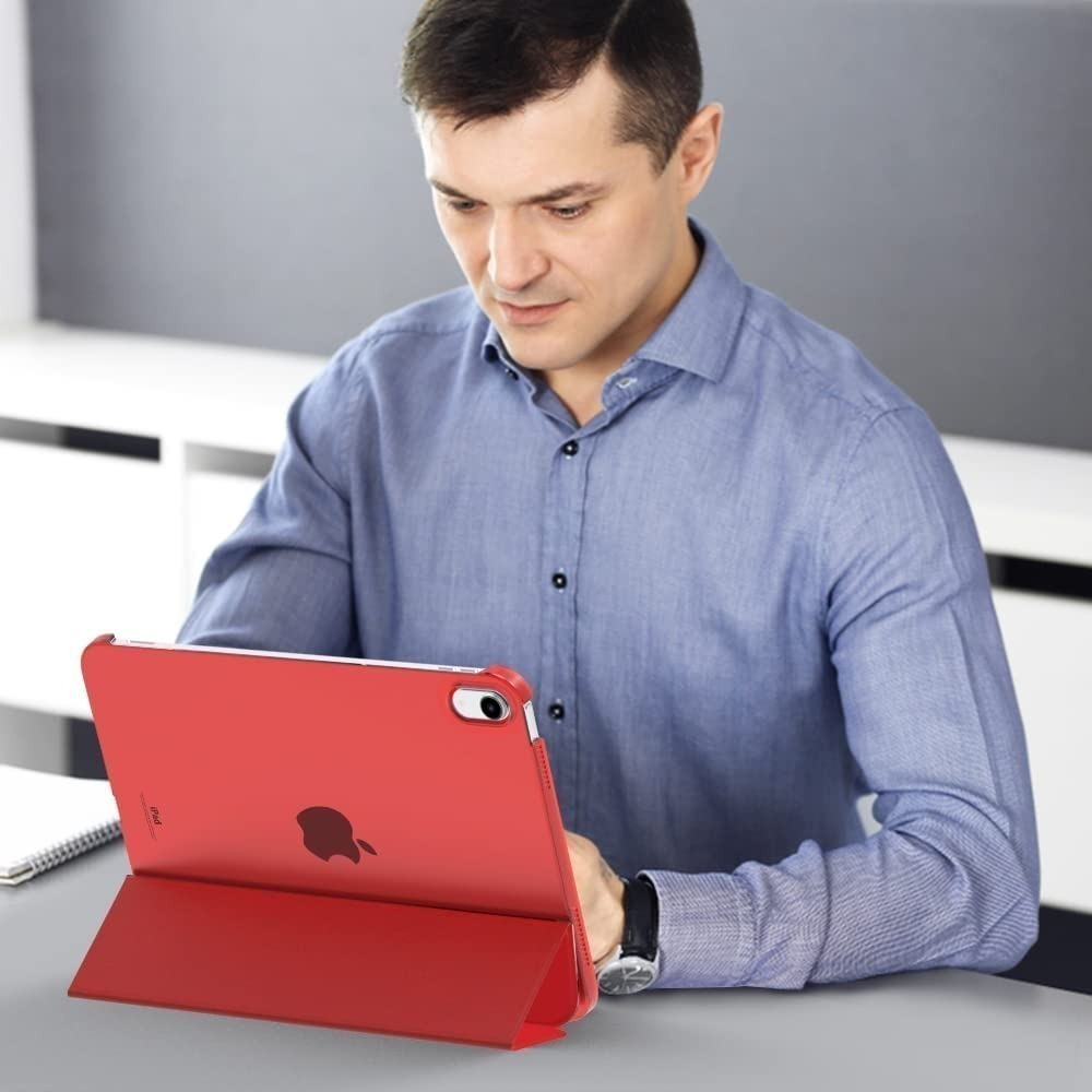 SMART CASE MOKO PARA IPAD A16 CHIP 11MA GEN (2025) RED - 3
