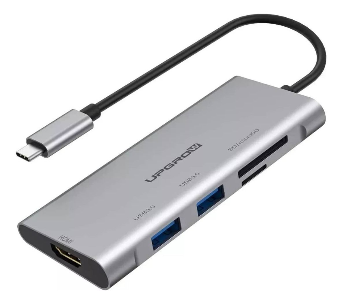 ADAPTADOR HUB UPGROW 5EN1 PARA MACBOOK AIR 13.6 M4 A3240 - 1