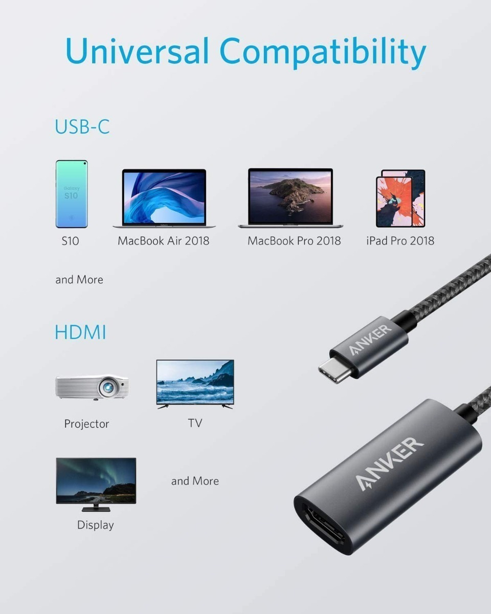 ADAPTADOR ANKER HDMI USB C PARA GALAXY S25 PLUS ULTRA EDGE - 3