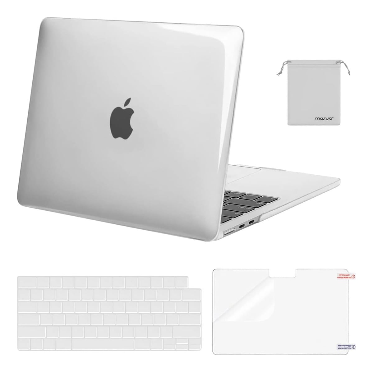 CASE MOSISO PARA MACBOOK AIR 13.6 M4 A3240 (2025) + MICA - 1