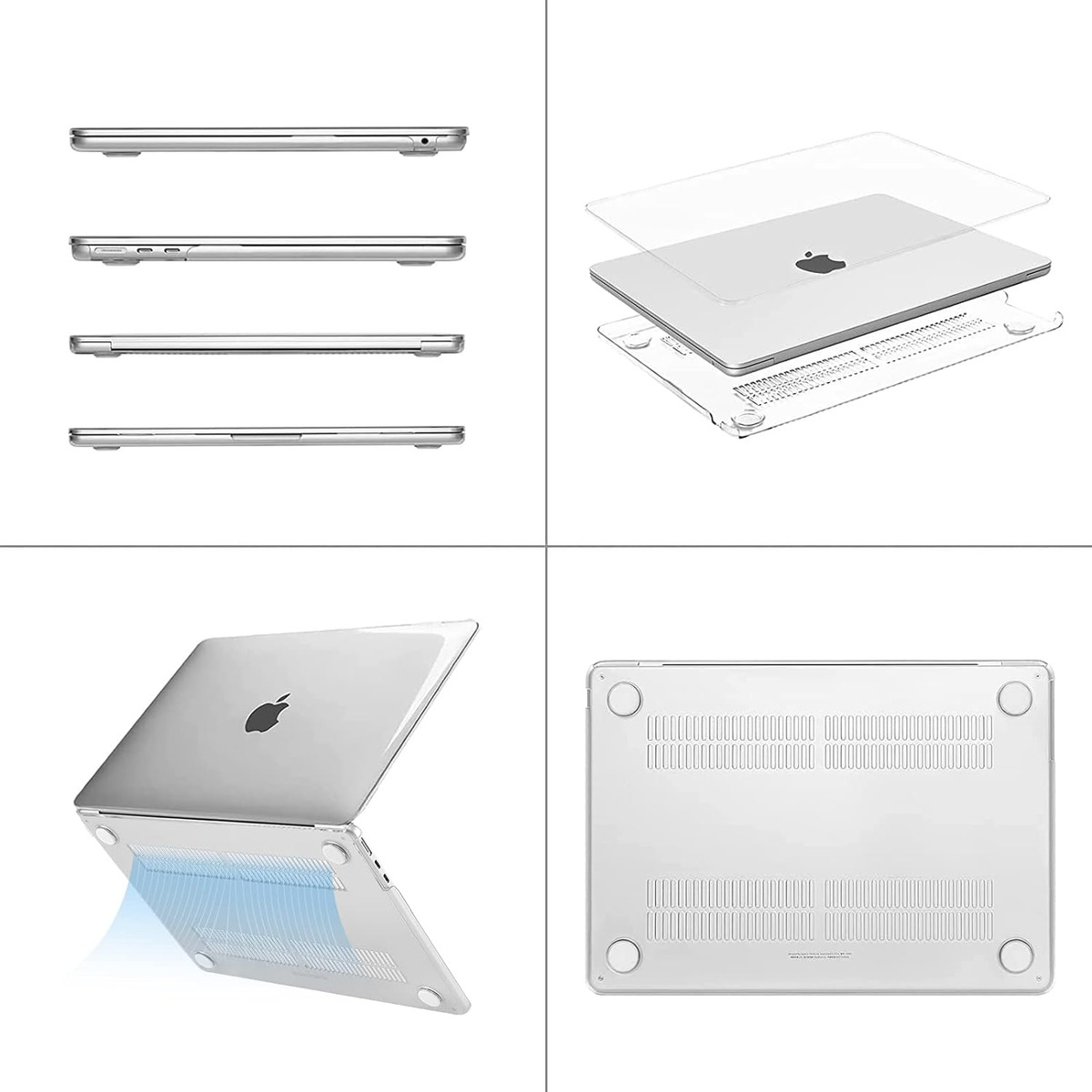 CASE MOSISO PARA MACBOOK AIR 13.6 M4 A3240 (2025) + MICA - 6