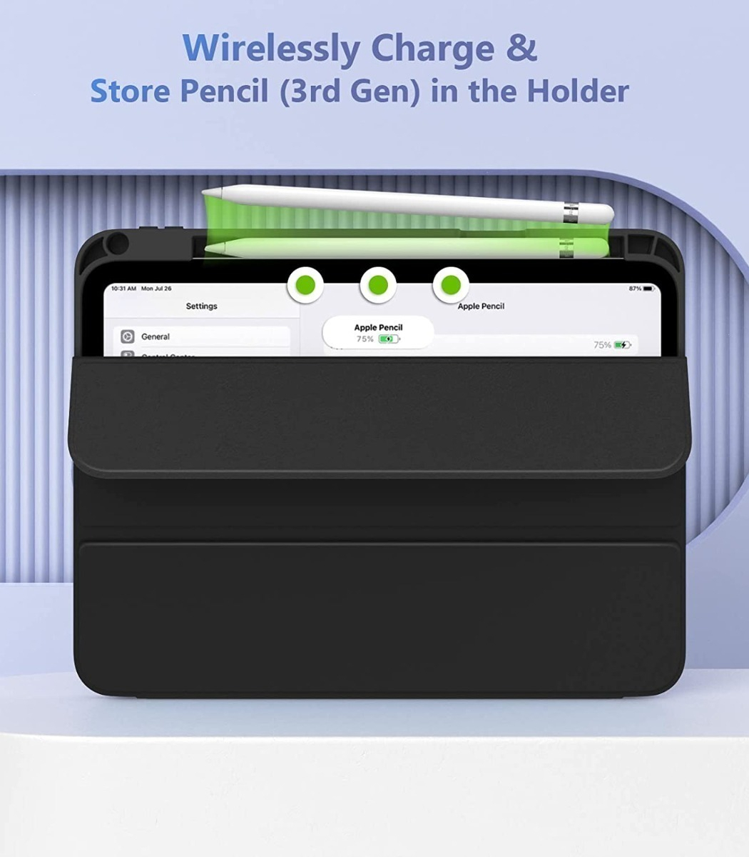 CASE MOKO PARA IPAD A16 CHIP 11MA GEN (2025) CON PEN HOLDER - 4
