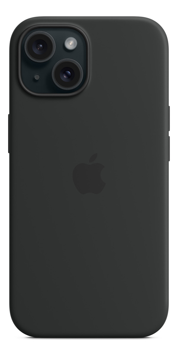 APPLE SILICONE CASE MAGSAFE PARA IPHONE 15 NORMAL 6.1 BLACK - 3