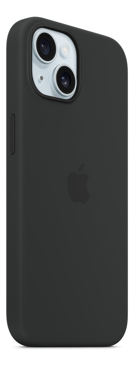 APPLE SILICONE CASE MAGSAFE PARA IPHONE 15 NORMAL 6.1 BLACK - 4