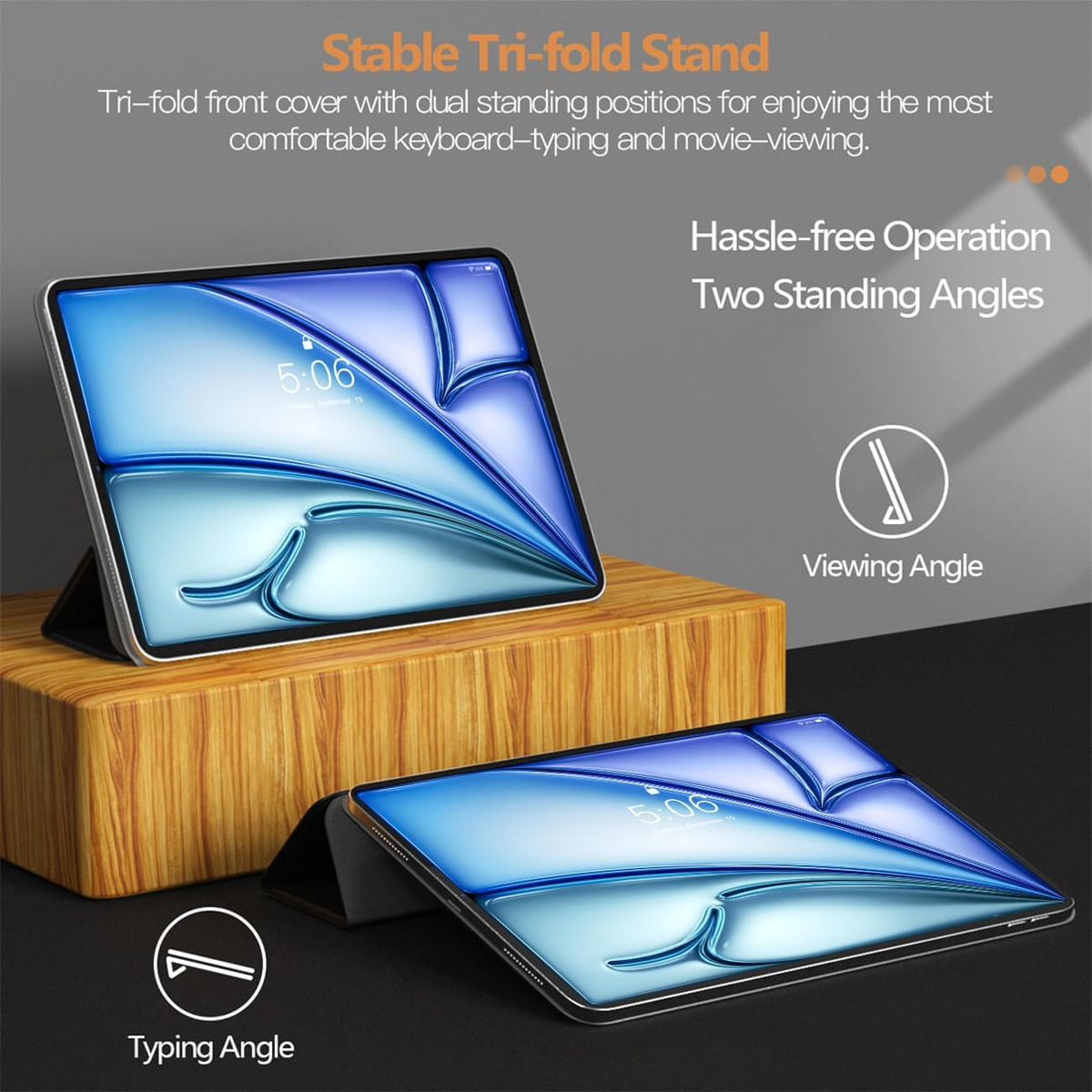 MOKO SMART FOLIO PARA IPAD AIR 11 M3 CHIP (2025) - 4