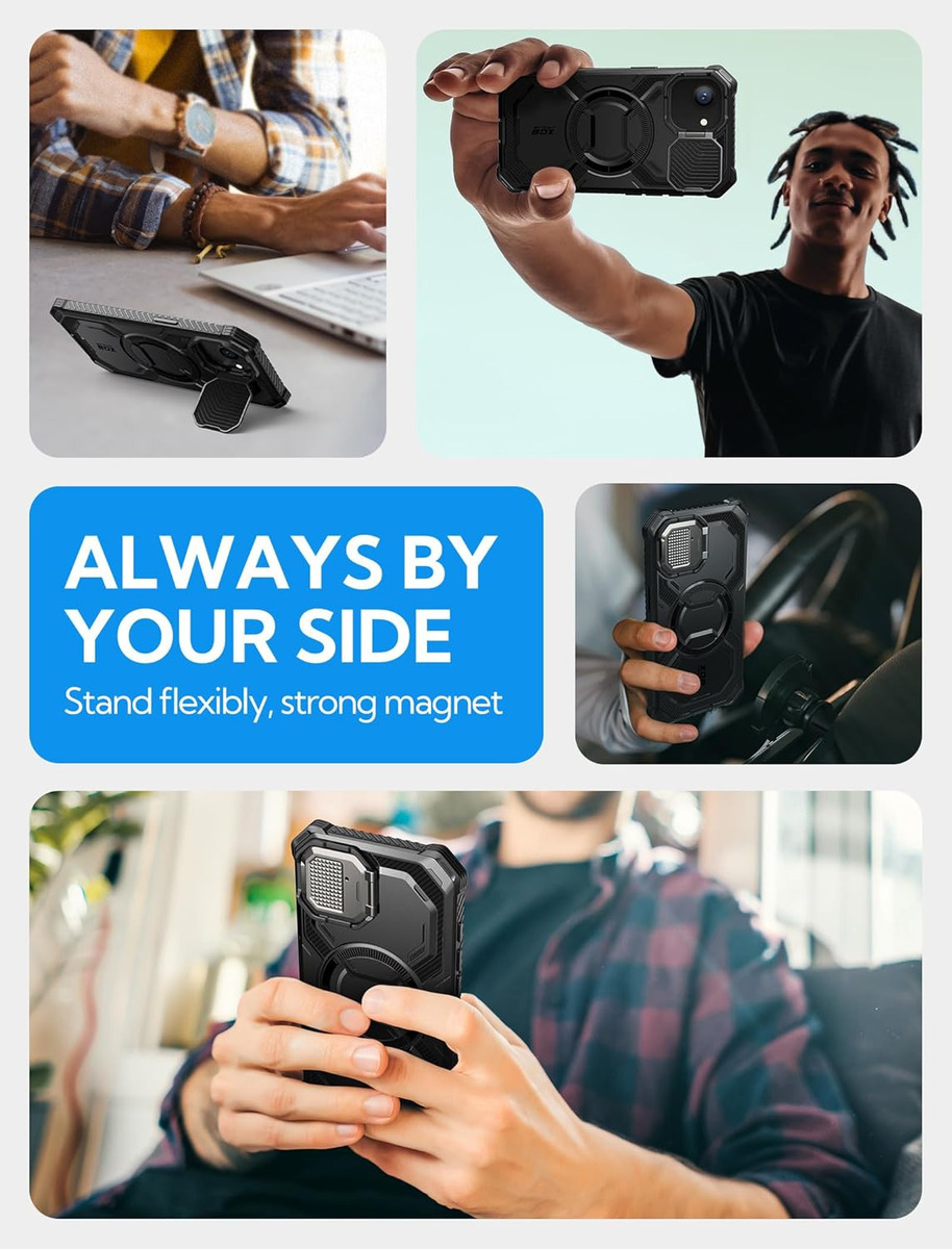 CASE I-BLASON (MAG) PARA IPHONE 14 NORMAL 6.1 PROTECTOR 360° - 2