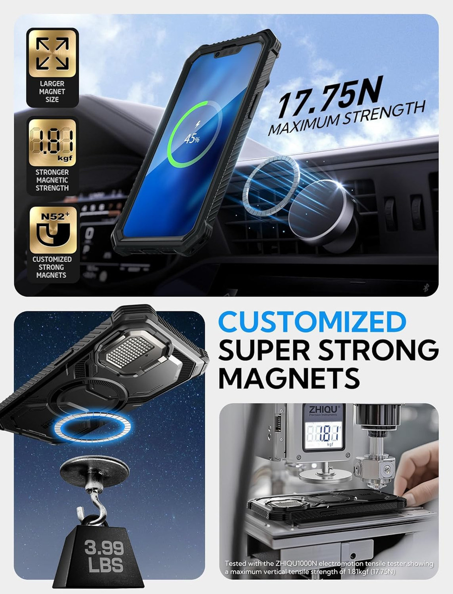 CASE I-BLASON (MAG) PARA IPHONE 14 NORMAL 6.1 PROTECTOR 360° - 6