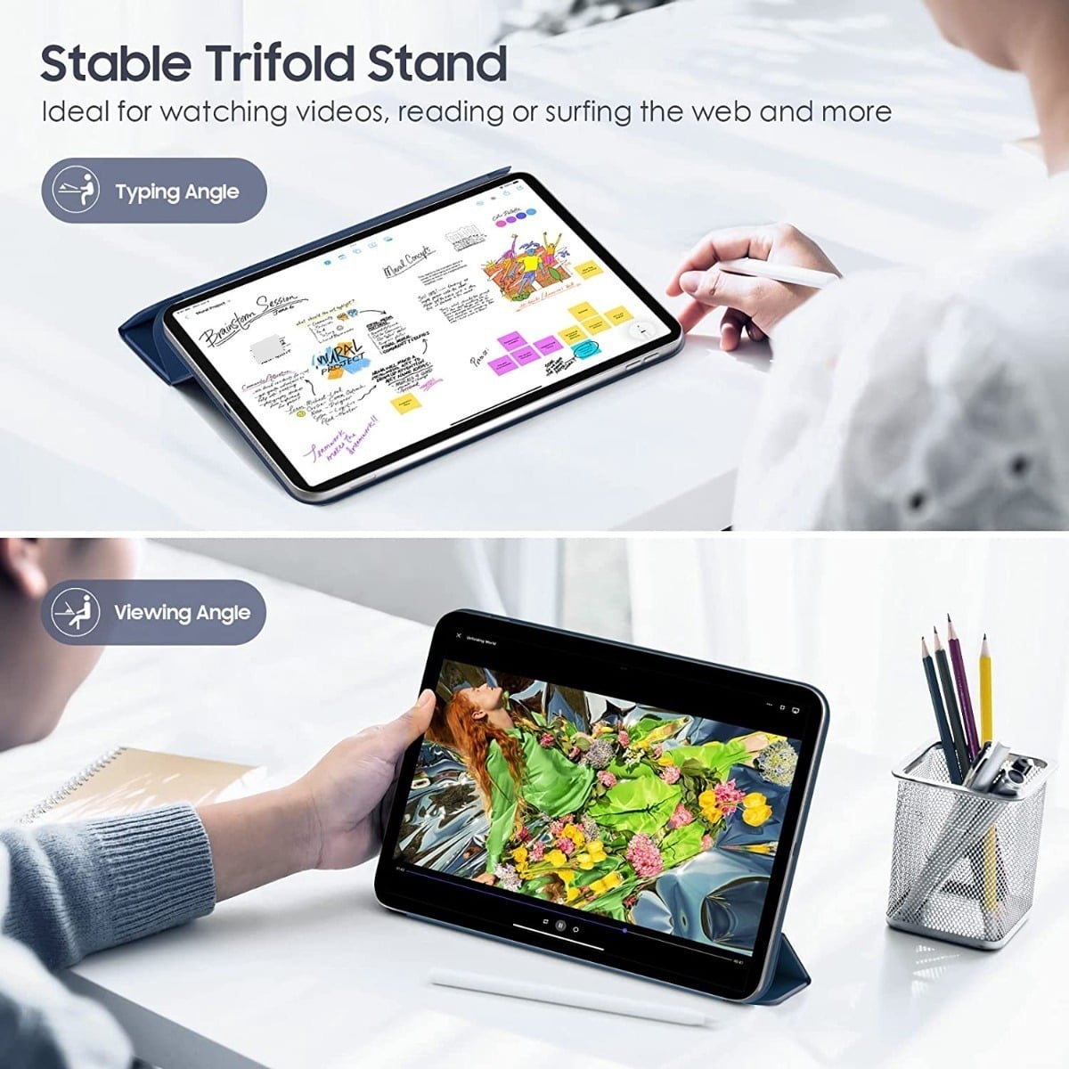 MOKO SMART FOLIO PARA IPAD A16 CHIP 11MA GEN (2025) NAVY - 5