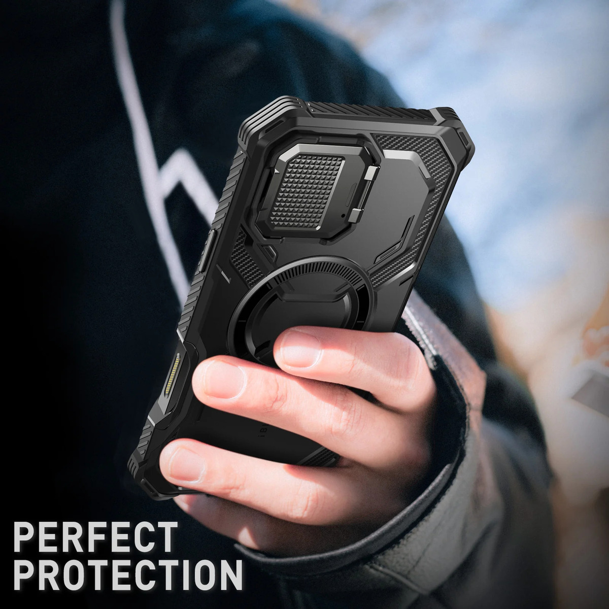 Custodia I-Blason 360&deg; Per IPhone 16 Pro Max (6,9") - Protezione Militare Con Calamite E Copriobiettivo