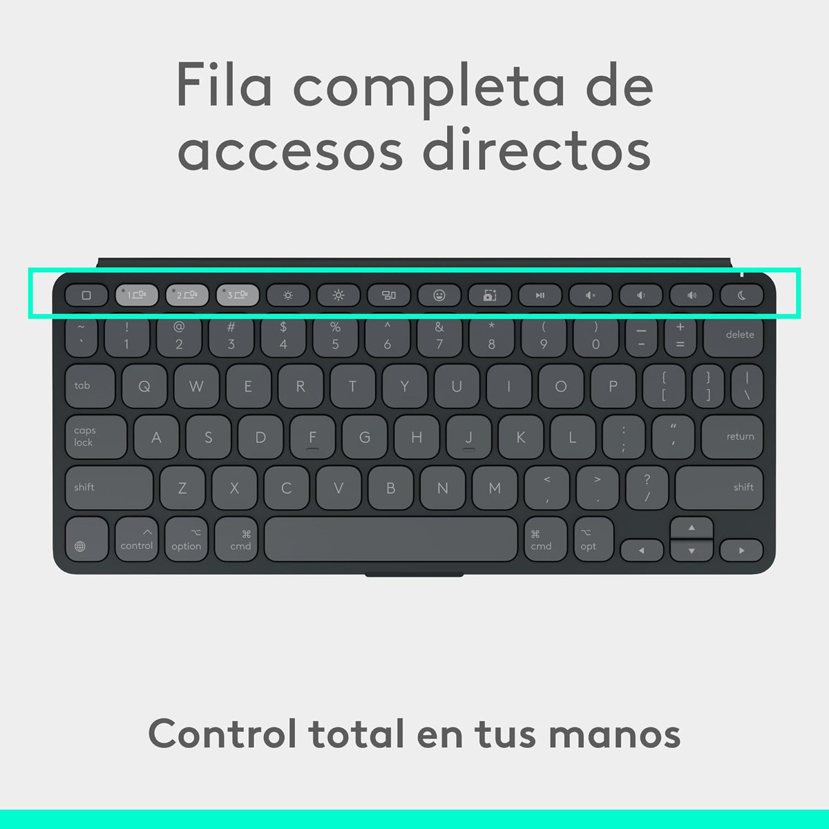 TECLADO LOGITECH KEYS TO GO2 PARA IPAD AIR 13 M3 CHIP (2025) - 2