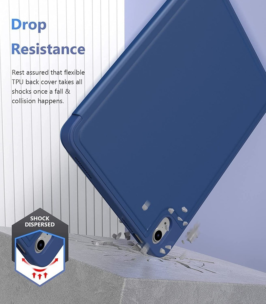 MOKO CASE PARA IPAD A16 CHIP 11MA GEN (2025) C/ HOLDER NAVY - 3