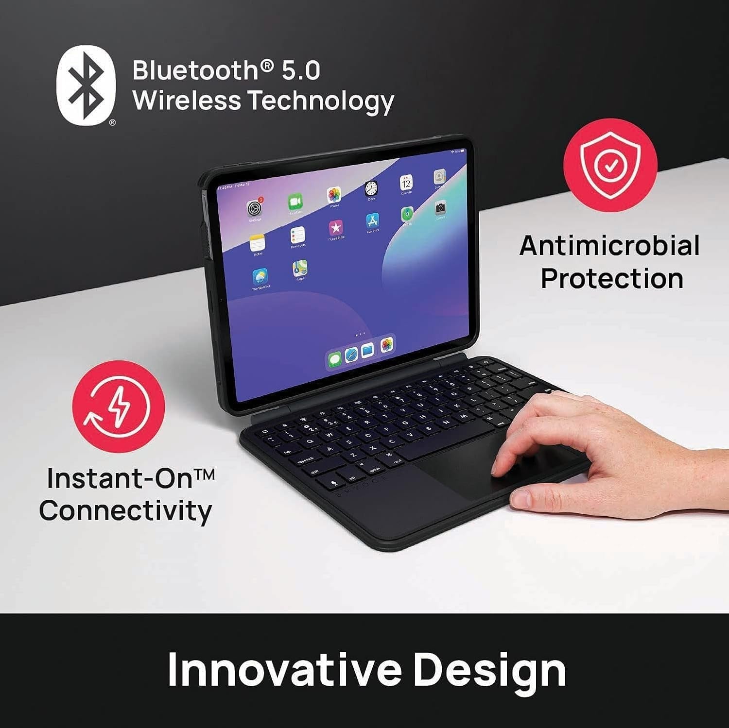 TECLADO BRYDGE BACKLIT TOUCH PARA IPAD AIR 11 M3 CHIP (2025) - 2