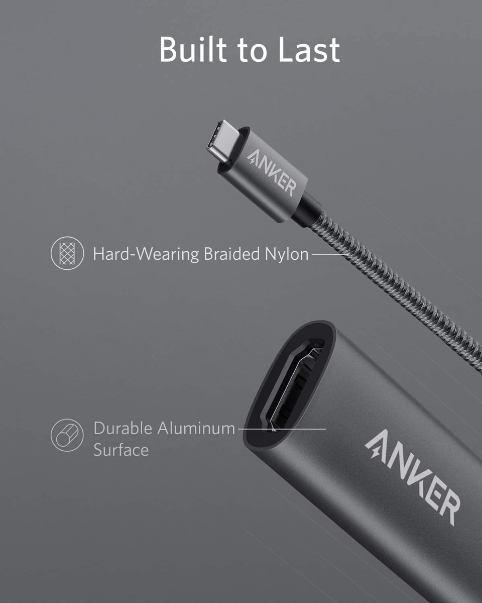 ADAPTADOR ANKER HDMI USB C PARA IPAD PRO 11 13 M4 (2024) - 2