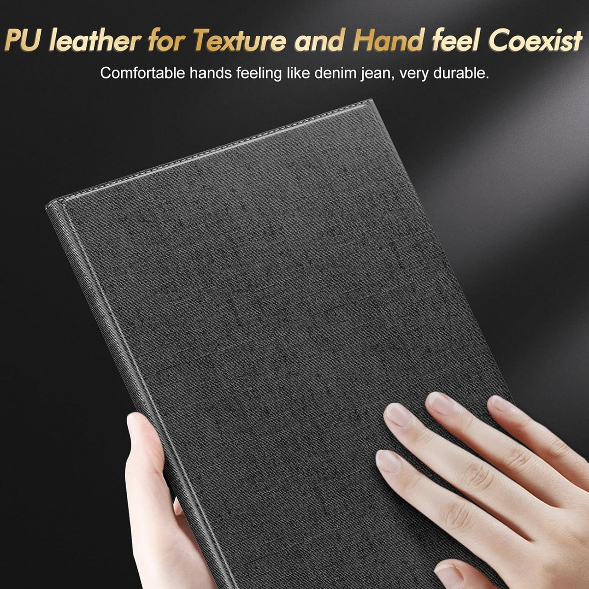 MOKO PORTFOLIO CASE PARA GALAXY TAB S9 FE PLUS X610 CHARCOAL - 2